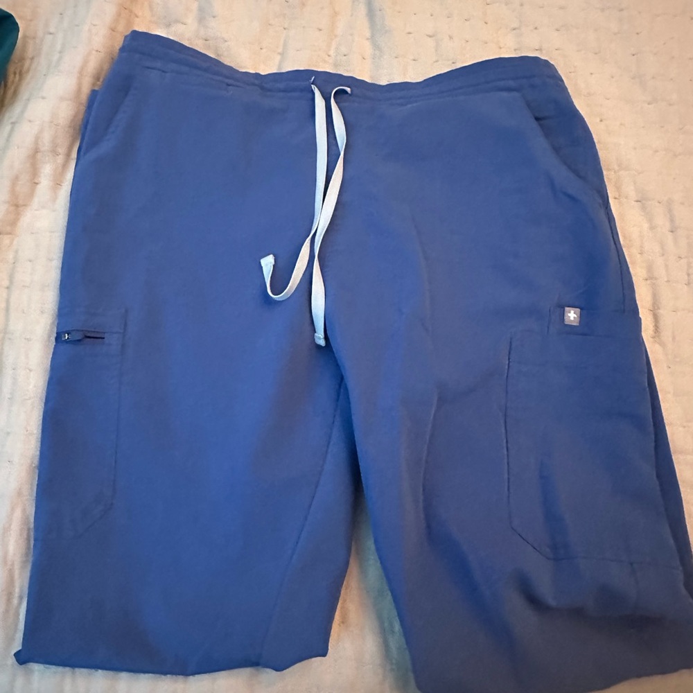 Figs Yola denim blue L tall